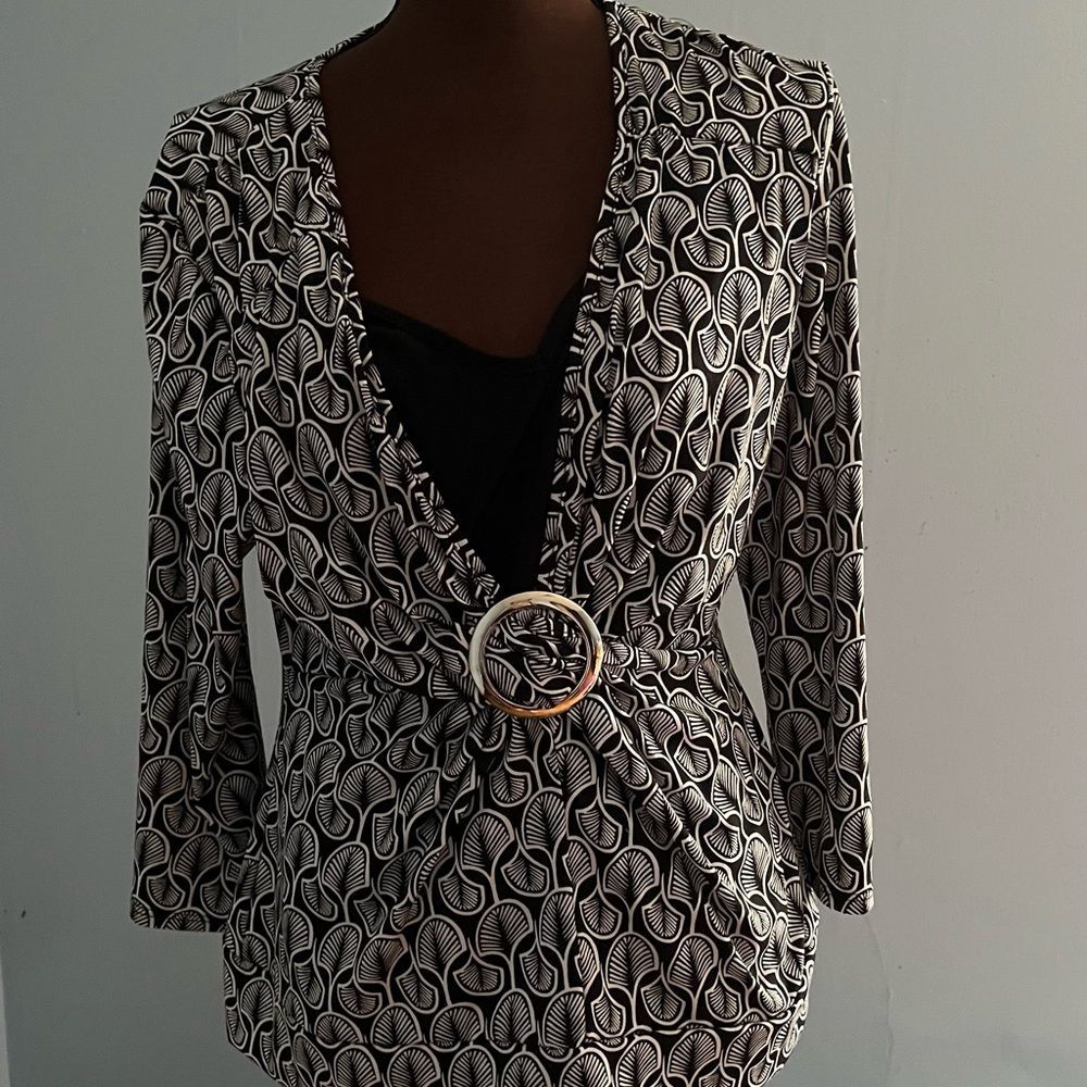 Notations Blouse Size L made in USA